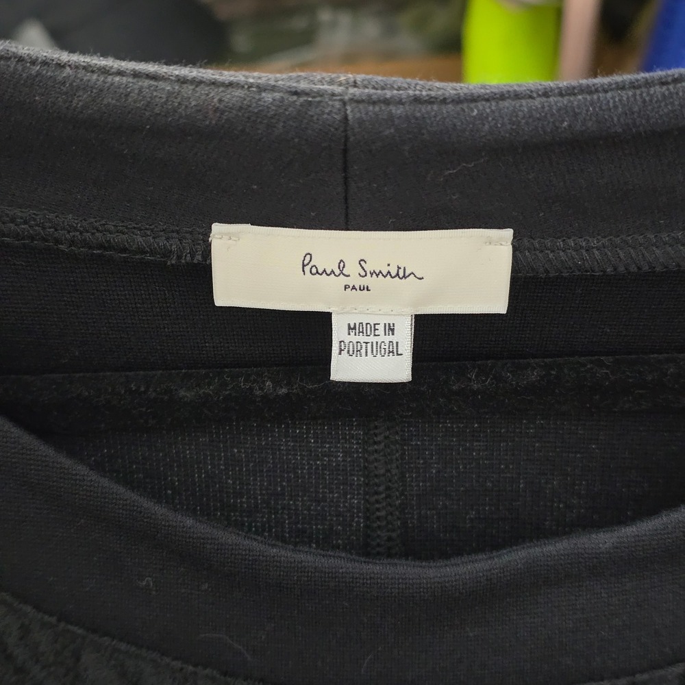 Paul Smith Sweater Dress Womens L Black Cable Knit Wool Mix Long Sleeve Portugal - Picture 4 of 10